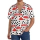 thumbnail image 1 of Fotbe Forest Mushrooms Camisa Estampada de Manga Corta para Hombre, Casual de Verano, Estilo Playero, Sin Arrugas-Small, 1 of 5