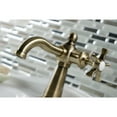thumbnail image 4 of Kingston Brass KS3543NX Hamilton One-Handle Single-Hole Bathroom Faucet with Push Pop-Up Drain, Antique Brass, 4 of 7