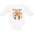 thumbnail image 3 of Inktastic My Great Aunt Loves Me- cute baby fox Boys or Girls Long Sleeve Baby Bodysuit, 3 of 5