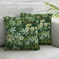 thumbnail image 3 of HENGT  William Morris Jasmine 10 Decorative Throw Pillow Covers Soft Throw Pillow Case Home Decor Living Room Cushion Case for Bed Couch Car, 3 of 5