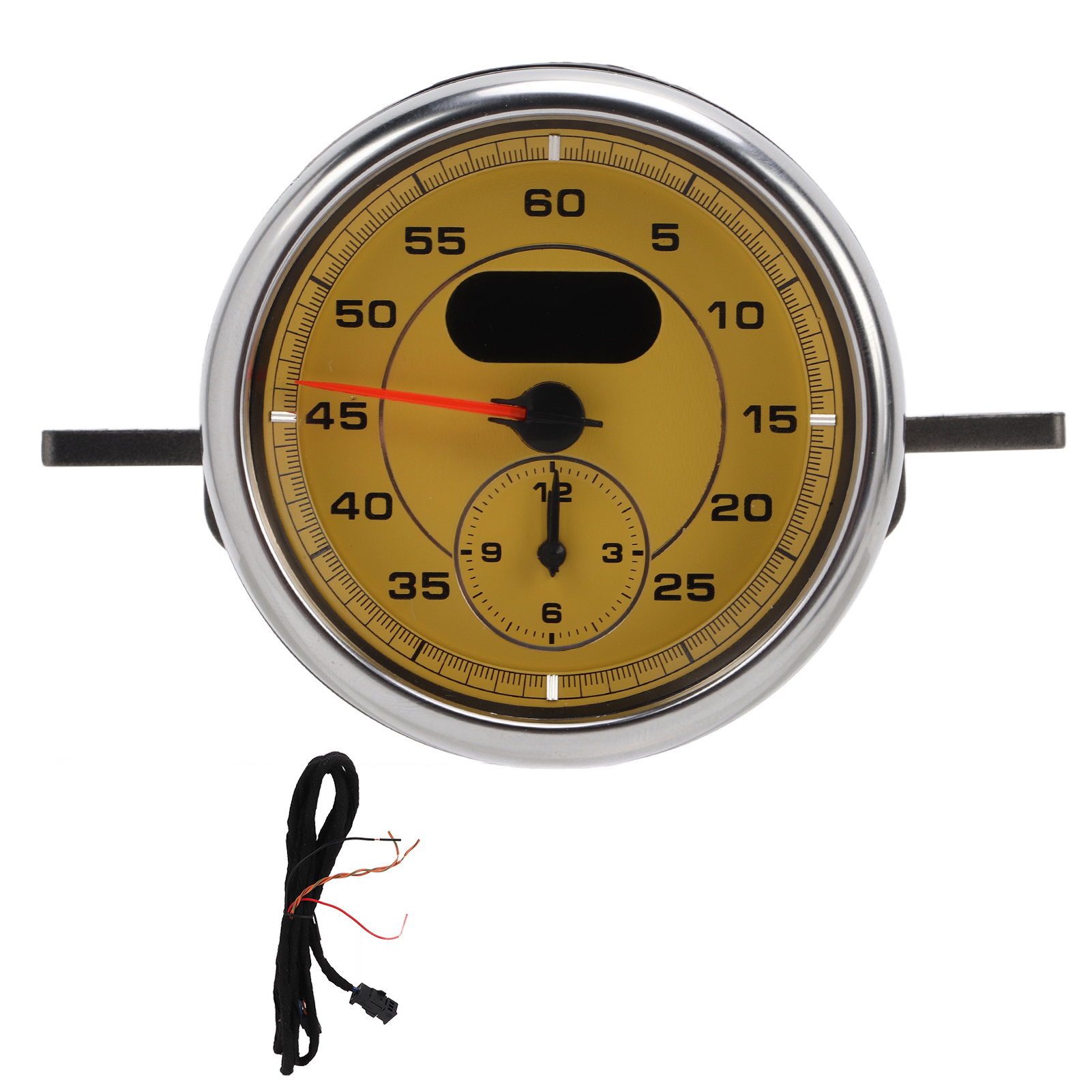 Dashboard Gauge Clock, ABS Dashboard Lap Timer Abrasion Proof For Car