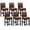Coffee, variant on PU Bar Stool Covers, Waterproof Barstool Slipcover Stretch Furniture Chair Seat Cover Non Slip Dining Chair Covers Chair Seat Covers