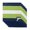 Navy blue Green, variant on Navy Blue Aqua Stripe Cloth Napkins, Modern Art Horizontal Striped Washable and Reusable Dinner Napkins Set of 4, Table Napkin for Kitchen Party Birthday Wedding Hotel Housewarming 20"x20"