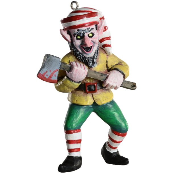 HorrorNaments HorrorNaments Killer Elf Halloween Christmas Tree