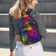 thumbnail image 5 of Fotbe Bright Universe Mochila de Lona con Estampado, Mochila Duradera, Mochila Versátil de Alta Calidad, Mochila Compacta Vintage-Small, 5 of 5