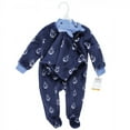 thumbnail image 2 of Hudson Baby Infant Boy Flannel Plush Sleep and Play and Security Toy Whale Anchor, 3 to 6 Months, 2 of 3