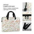 thumbnail image 4 of FORMRS 16" Laptop Bag Carrying Sleeve Case with Handle Travel Shoulder Briefcase, Small Floral Pattern, 4 of 8
