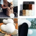 thumbnail image 3 of KLKCMS Faux Pompom Ball W/Snap Button Multicolor DIY Knitting Hat Bags Caps 24Pcs 8cm, 3 of 9