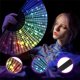 thumbnail image 4 of Rainbow Sequins Pride Handheld Fan for Adults Drag Queen Festival Fan, 4 of 5