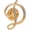 D, variant on Initial Letter Brooch Pin Small Lapel Pin Tie Tack Name Personalized Gifts for Women Men Gold A-Z