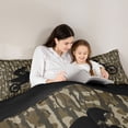 thumbnail image 5 of Castle Fairy Dirt Bike Twin Comforter Sets for Adults,Vintage Camouflage Bedding Set, 5 of 8