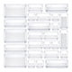 thumbnail image 4 of Juego de 25 de cajones de maquillaje transparente Baoblaze Organizadores de cajones, 4 of 8
