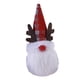 thumbnail image 2 of Colgante de gnomo de Navidad sombrero de asta decoración de gnomo de Navidad (gris) plateado, 2 of 2