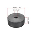 thumbnail image 3 of 4 Pcs D37xH15mm Pies de Caucho Base Antivibración Soporte para Altavoz Amplificador de Guitarra, 3 of 5