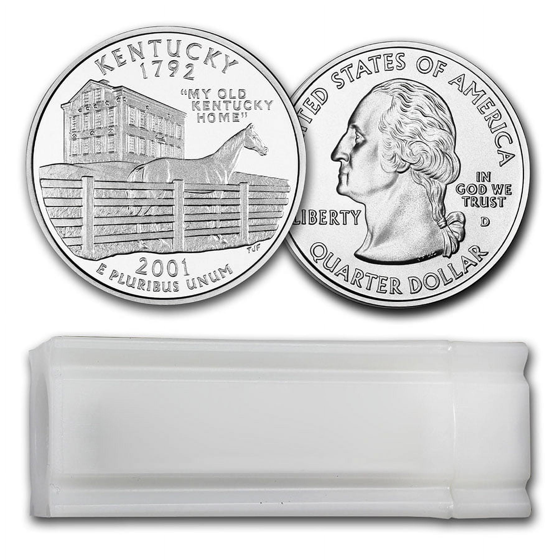 2008-P Oklahoma Statehood Quarter 40-Coin Roll BU - Walmart.com