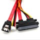 thumbnail image 3 of Hard Drive Data Power Supply Integrated Cable Small 4Pin Female & SATA 3.0 Male to SATA 22Pin(7+15P, 3 of 5