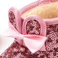 thumbnail image 4 of ZACPNCV Girls Winter Boots Kids Snow Ankle Fuzzy Boots for Toddler Pink, 4 of 7