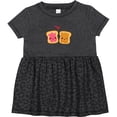 thumbnail image 3 of Inktastic Peanut Butter and Jelly Girls Baby Dress, 3 of 5