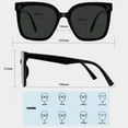 thumbnail image 5 of Gafas de sol MAXJULI de gran tamaño con protección UV400 para mujeres y hombres, 5 of 5