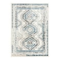 thumbnail image 3 of Unique Loom Charlotte Collection Area Rug - Quail (10' x 14' 1" Rectangle Ivory Aqua/Blue), 3 of 7