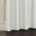 thumbnail image 2 of Mainstays Faux Silk 84" Drapery Grommet Window Curtains Panel, White, 2 of 7