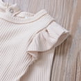 thumbnail image 4 of Kiapeise Newborn Baby Girl Autumn Winter Ruffle Knitted Romper Bodysuit Long Sleeve Jumpsuit Top One-Pieces, 4 of 6