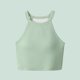 thumbnail image 5 of Puntoco Camisetas sin mangas ajustadas para mujer Camiseta sin mangas con almohadilla para el pecho y base de color sólido de verano integrada con cuello redondo para mujer, 5 of 5