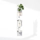 thumbnail image 5 of Estantería de esquina flotante Furinno, 5 niveles, soporte de pared, color blanco, 5 of 6