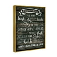 thumbnail image 5 of Stupell Industries Rustic Bathroom Rules Sign Good Hygiene List Metallic Gold Framed Floating Canvas Wall Art, 24x30, by CAD, 5 of 5