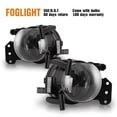 thumbnail image 3 of Clear Lens Driving Fog Lights Front Bumper Lamp for 2003-2006 BMW E60 3/5 Series, 3 of 11