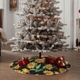 thumbnail image 4 of Sikiie Sunflowers And Bird Nativity Christmas Tree Skirt, Jesus Christian Winter Holiday Tree Mat Decoration(30-48IN)30", 4 of 6
