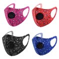 thumbnail image 4 of Masque de Bouche en Coton Réutilisable et Lavable pour Adultes avec Valves Respiratoires Anti-Buée Housse de Protection Respirante pour Visage Extérieur Anti-Poussière, 4 of 8