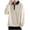 Beige, variant on Generic Mens Quarter Zip Pullover Sweatshirt Lightweight Solid Mock Neck Long Sleeve Sweatshirts Casual Athletic Golf Shirts