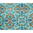 thumbnail image 4 of oneOone Viscose Jersey Teal Green Fabric Block Sewing Fabric By The Yard Printed Diy Clothing Sewing Supplies 60 Inch Wide-Z6, 4 of 6