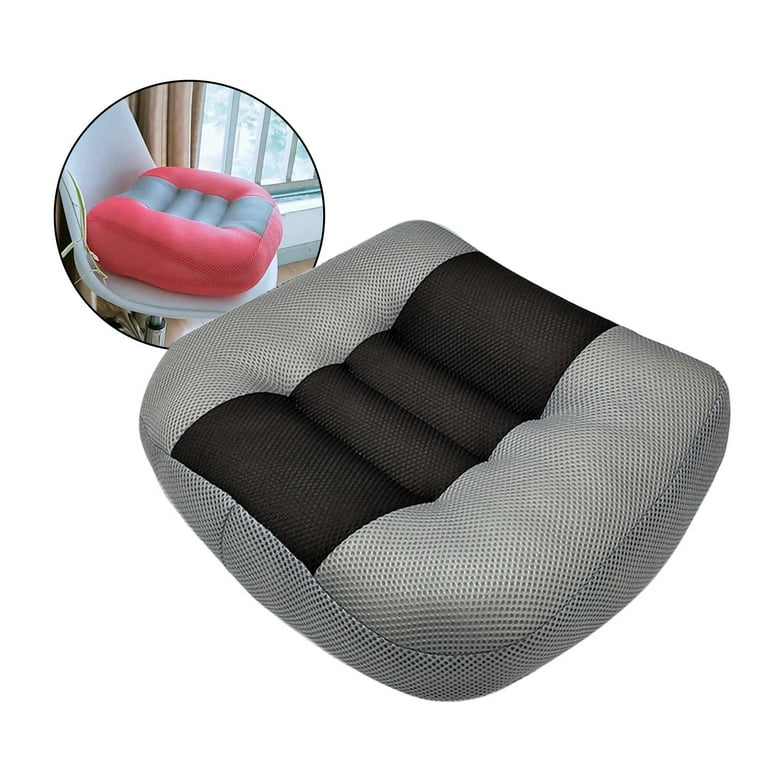 Car Cushion Raise The Height for Short People Driving Hip and Lower Cack  Fatigue Suitable for Trucks, Cars, SUVs, Office Chairs - Rose 
