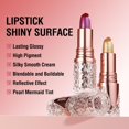 thumbnail image 6 of Glitter Lipstick, Waterproof Lipstick, Long Lasting Pearlescent Fine Glitter Lipstick Creamy Texture, Smooth Application, Vibrant Color Display, Fade Resistant, Comfortable Wear, 6 of 9