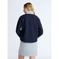thumbnail image 4 of Free Assembly Women's Faux Wool Jacket with Scarf, Sizes XS-XXL, 4 of 6