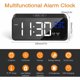thumbnail image 2 of Sailing Reloj despertador digital LED, reloj despertador electrónico con pantalla controlada por temperatura, sonidos de alarma opcionales, para dormitorio, oficina, 2 of 5