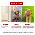 thumbnail image 5 of Campanas de entrenamiento para mascotas, juego de 2 campanas para perros para ir al baño, campana de escritorio para perros, color blanco brillar Electrónica, 5 of 5