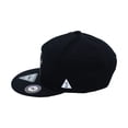 thumbnail image 3 of WITHMOONS Snapback Hat Flat Brim Two Tone Hiphop Baseball Cap TR21318 (Black), 3 of 5