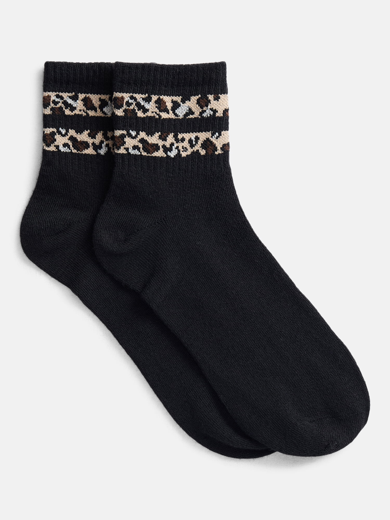No Boundaries Ankle Socks, 3-Pack, Women's, Size 4-10