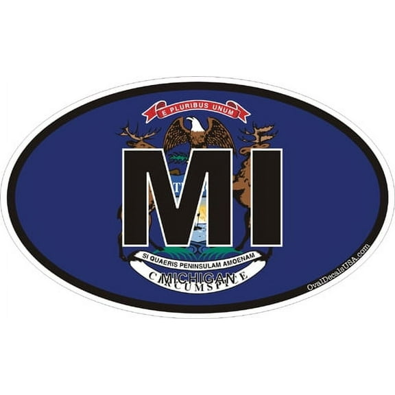 3.8 Inch Michigan Decal Sticker