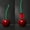 Wine red, variant on Toilet Brush Cherry Shape Lavatory Brush Holder Set Toilet Borstel Cepillo Wc Creative Lovely Lavatory Brush Toilet Cleaning