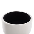 thumbnail image 4 of Wovenbyrd Large Round Storage Ottoman, Lift Off Lid - Cream Polyester, 4 of 5