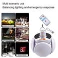 thumbnail image 3 of 2 in 1 Folding Solar Lamp with Remote Control High Brightness Garage Folding Bulb for RV-adventures, 3 of 5