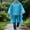 Light Blue, variant on Gamivast Hooded Rain Poncho Men Waterproof Lightweight Reusable Raincoat With Drawstring Hood Snap Sides Portable Outdoor Rain Gear for Camping Hiking Travel Festival
