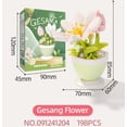 thumbnail image 3 of 198PCS Gosang Flower Blocks, Flower Building Block Sets, Plants and Succulent Toys, Building Block Flowerpot For Botanical Collection Birthday Gift Valentine's Day Gifts, 3 of 10