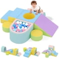 thumbnail image 1 of Juguetes de escalada para niños pequeños JUOIFIP, bloques de espuma de 6 piezas con piscina de pelotas, 1 of 8