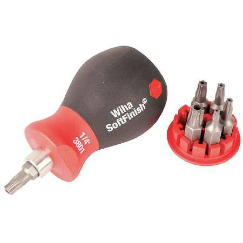 WIHA TOOLS 38047.G Stubby Torx Bit Set,Pieces 6