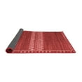 thumbnail image 2 of Ahgly Company Indoor Round Abstract Red Modern Area Rugs, 8' Round, 2 of 4